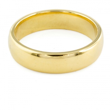 18ct gold 11.2g Wedding Ring size W½
